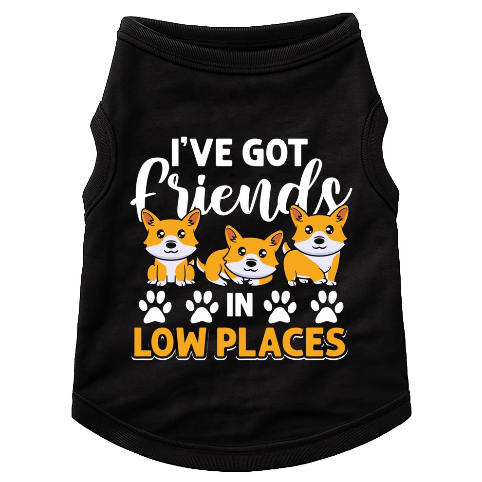Pembroke Welsh Corgi Gift I've Got Friends In Low Places Gift Doggie Tank