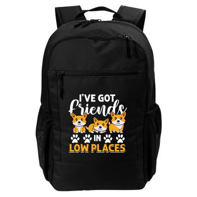 Pembroke Welsh Corgi Gift I've Got Friends In Low Places Gift Backpack