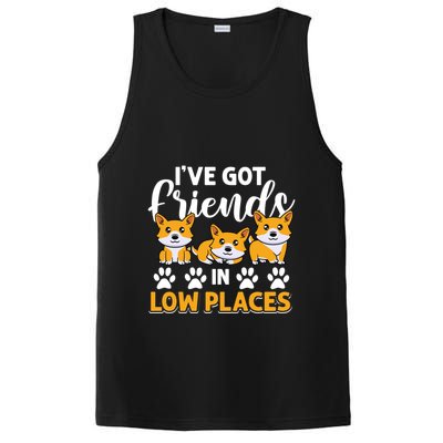 Pembroke Welsh Corgi Gift I've Got Friends In Low Places Gift PosiCharge Competitor Tank
