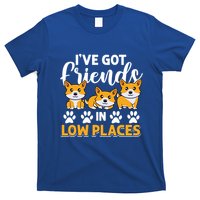 Pembroke Welsh Corgi Gift I've Got Friends In Low Places Gift T-Shirt