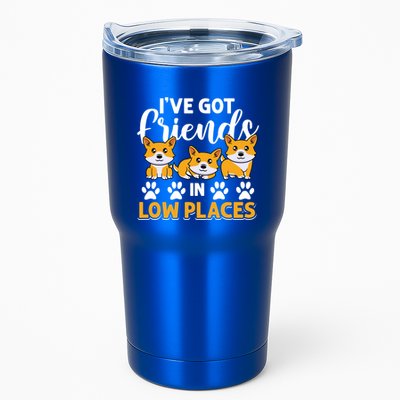 Pembroke Welsh Corgi Gift I've Got Friends In Low Places Gift Tumbler