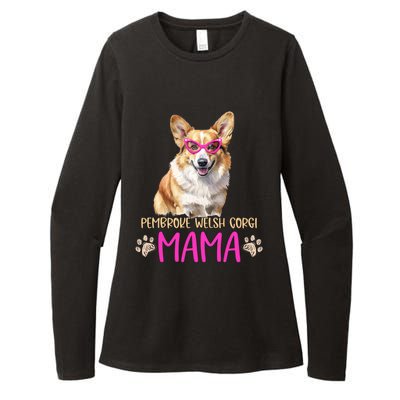 Pembroke Welsh Corgi Dog Breed Mama Cute Puppy Mother Great Gift Womens CVC Long Sleeve Shirt