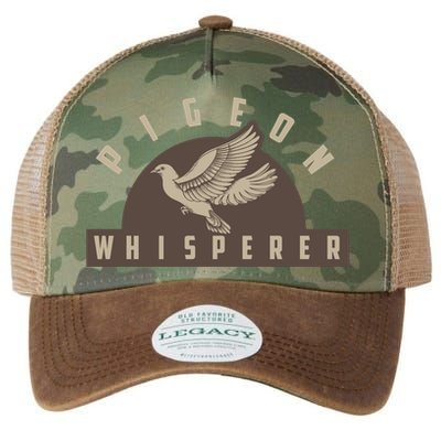 Pigeon Whisperer Cute Pigeon Racing Enthusiast Gift Legacy Tie Dye Trucker Hat