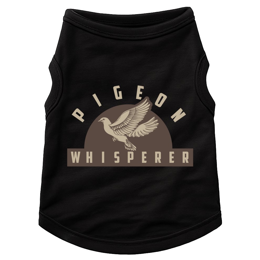 Pigeon Whisperer Cute Pigeon Racing Enthusiast Gift Doggie Tank