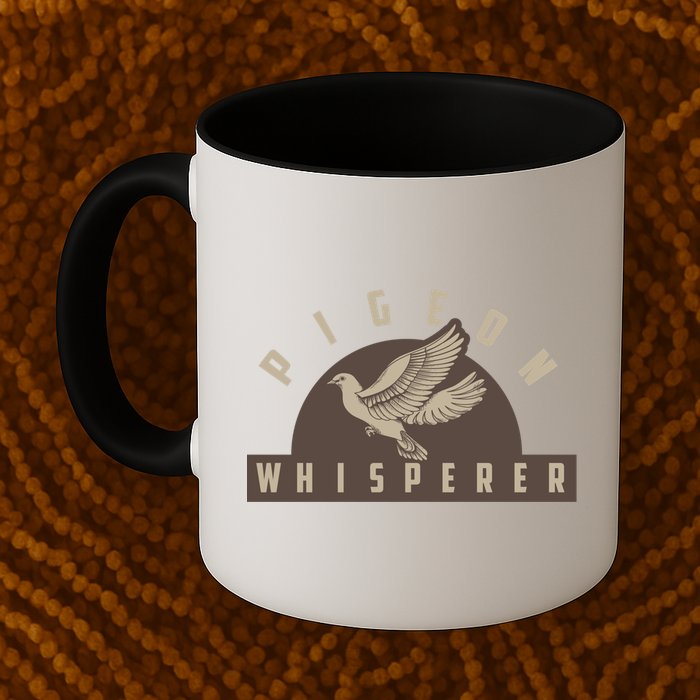 Pigeon Whisperer Cute Pigeon Racing Enthusiast Gift Mug