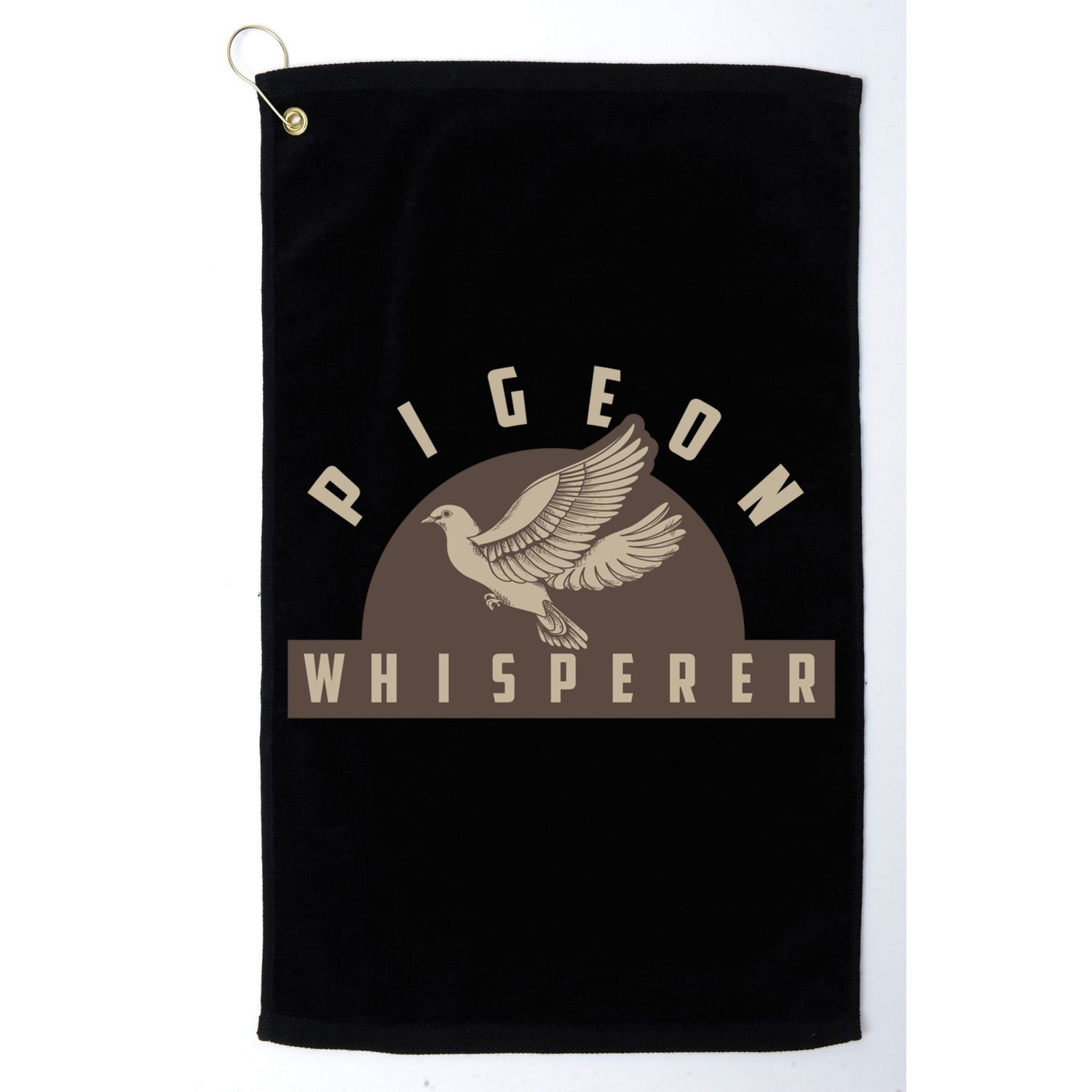 Pigeon Whisperer Cute Pigeon Racing Enthusiast Gift Golf Towel