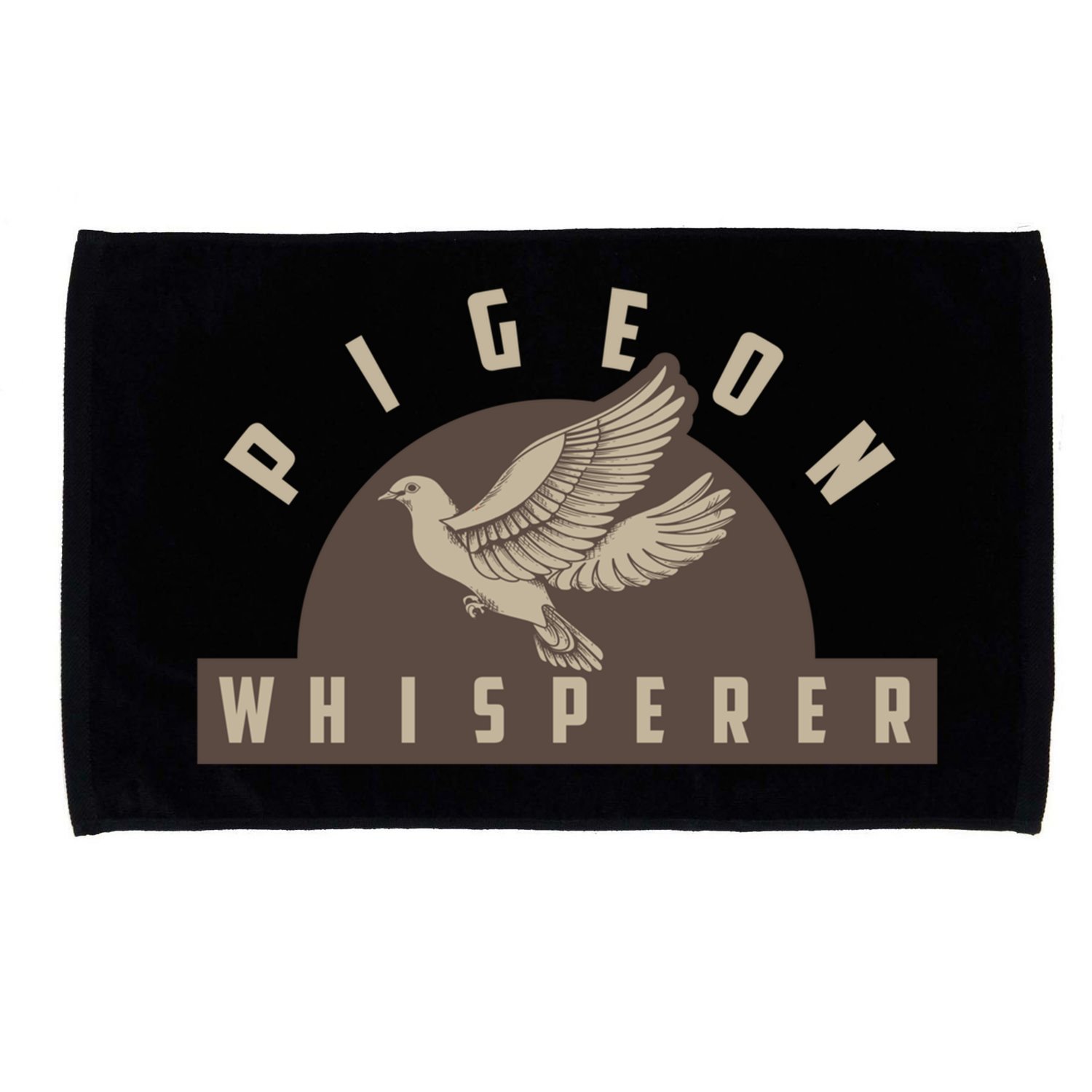 Pigeon Whisperer Cute Pigeon Racing Enthusiast Gift Microfiber Hand Towel