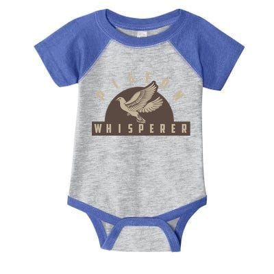 Pigeon Whisperer Cute Pigeon Racing Enthusiast Gift Infant Baby Jersey Bodysuit