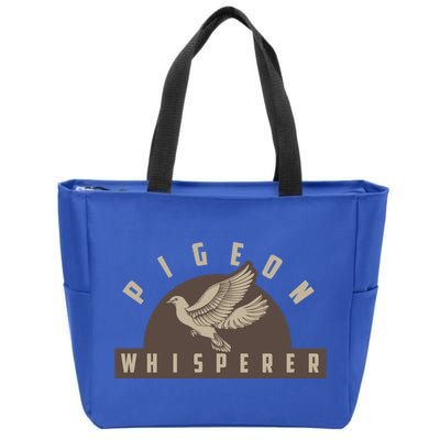 Pigeon Whisperer Cute Pigeon Racing Enthusiast Gift Zip Tote Bag