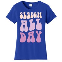 Pastel Winter Christmas Sleigh All Day Gift Women's T-Shirt