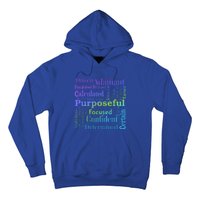 Purposeful Word Cloud Art Achiever Hoodie