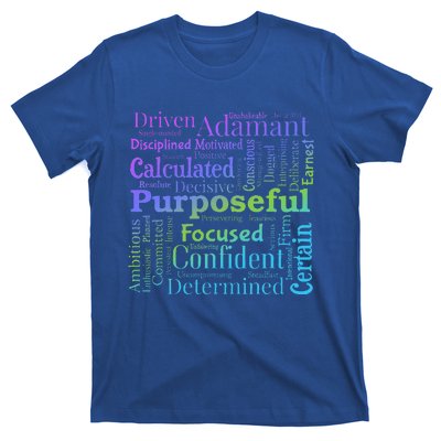 Purposeful Word Cloud Art Achiever T-Shirt