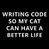 Programmer Writing Code For My Cat Funny Coding Tall T-Shirt