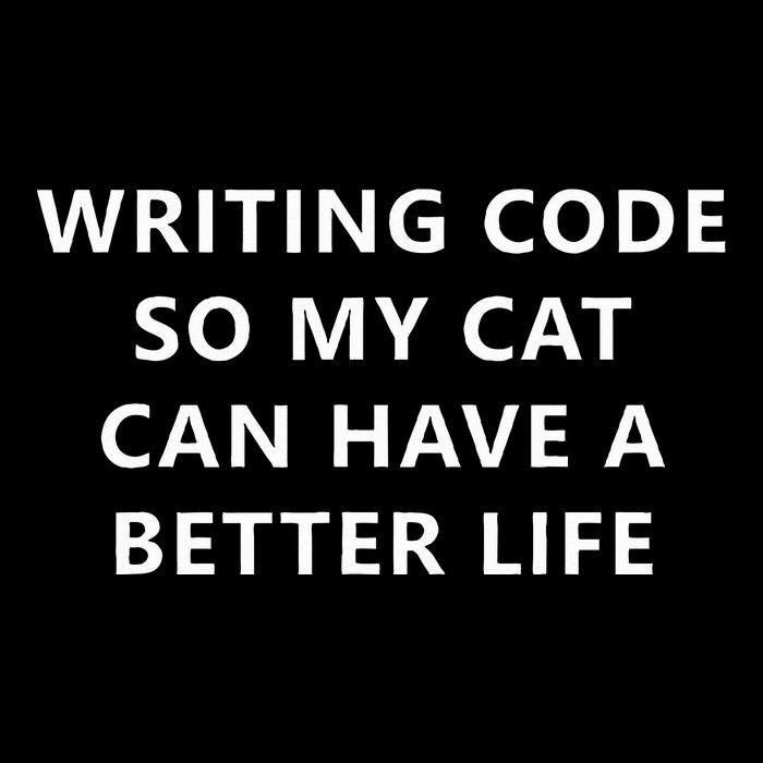 Programmer Writing Code For My Cat Funny Coding Mousepad