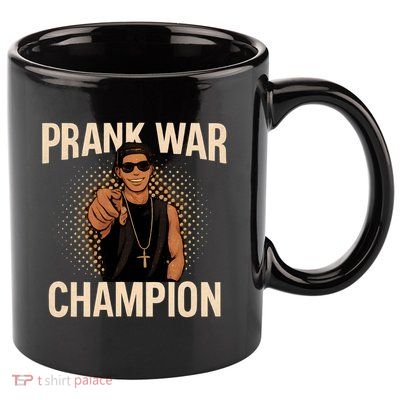Prank War Champion 11oz C Handle Ceramic Mug