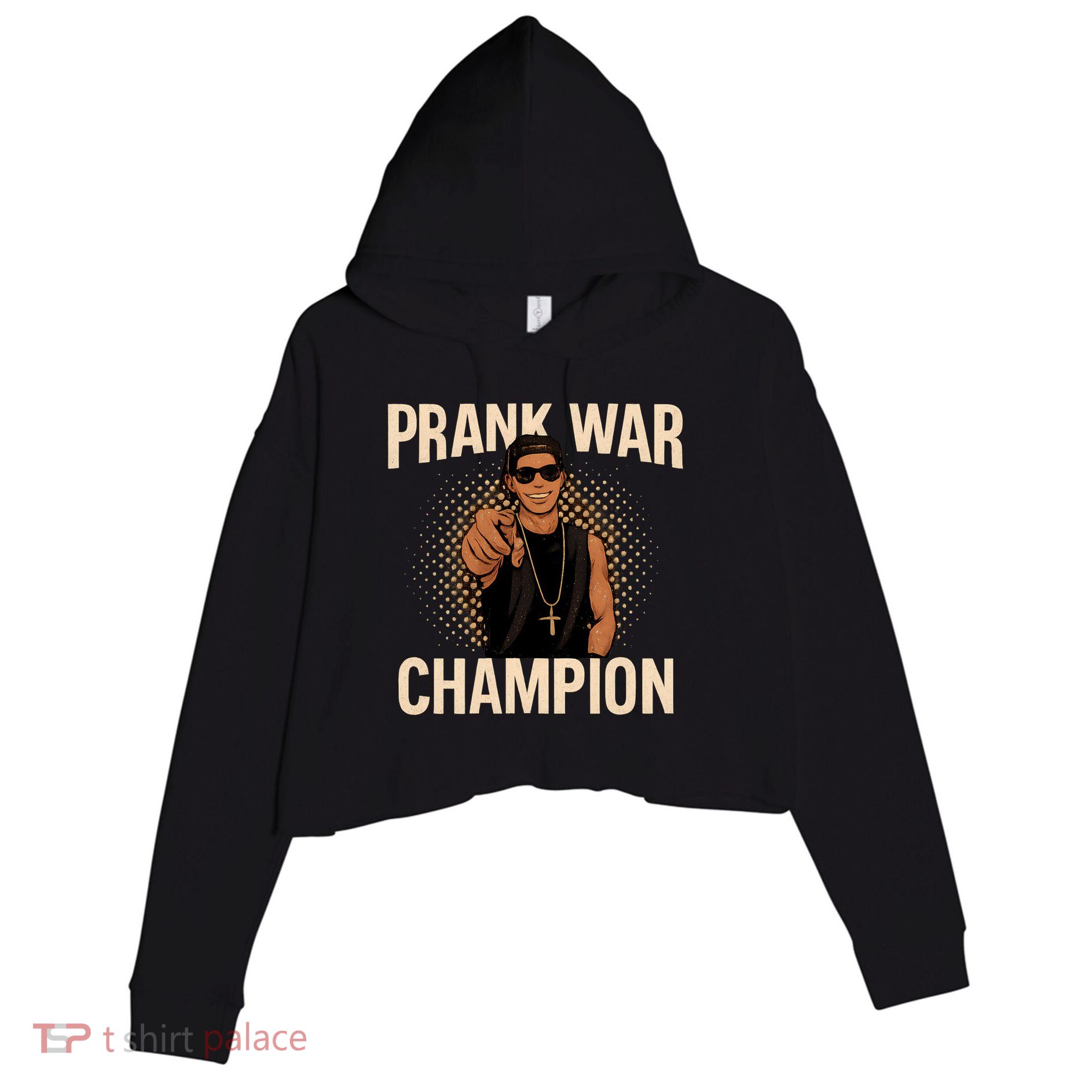 Prank War Champion Crop Fleece Hoodie