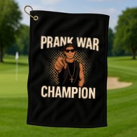Prank War Champion Golf Towel