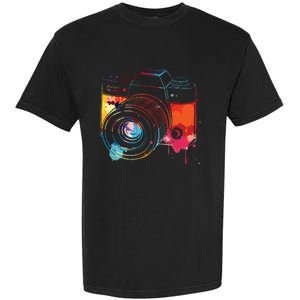 Photography Watercolor Camera Photographer Photo Tee Garment-Dyed Heavyweight T-Shirt