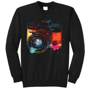 Photography Watercolor Camera Photographer Photo Tee Sweatshirt