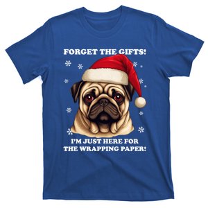 Pug With Christmas Hat Funny Dog Christmas Gift T-Shirt