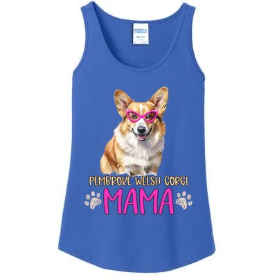 Pembroke Welsh Corgi Dog Breed Mama Cute Puppy Mother Cool Gift Ladies Essential Tank