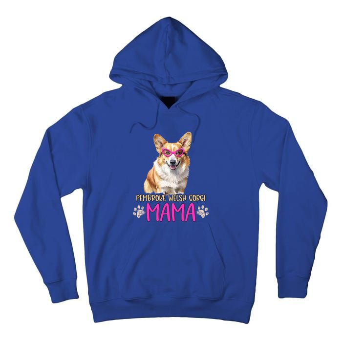 Pembroke Welsh Corgi Dog Breed Mama Cute Puppy Mother Cool Gift Tall Hoodie