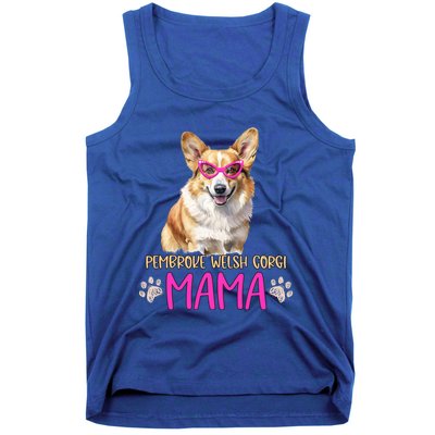 Pembroke Welsh Corgi Dog Breed Mama Cute Puppy Mother Cool Gift Tank Top