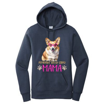 Pembroke Welsh Corgi Dog Breed Mama Cute Puppy Mother Cool Gift Women's Pullover Hoodie