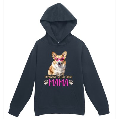 Pembroke Welsh Corgi Dog Breed Mama Cute Puppy Mother Cool Gift Urban Pullover Hoodie