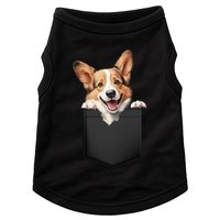 Pembroke Welsh Corgi In Pocket For Dog Canine Enthusiasts Gift Doggie Tank