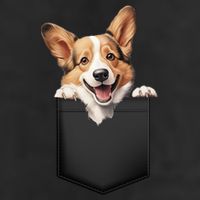 Pembroke Welsh Corgi In Pocket For Dog Canine Enthusiasts Gift Trucker Hat