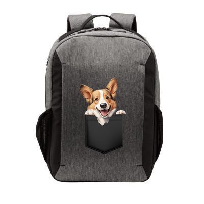 Pembroke Welsh Corgi In Pocket For Dog Canine Enthusiasts Gift Vector Backpack