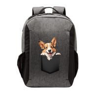 Pembroke Welsh Corgi In Pocket For Dog Canine Enthusiasts Gift Vector Backpack
