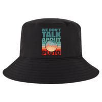 Planets We don't talk about pluto funny astronaut Cool Comfort Performance Bucket Hat