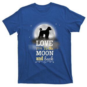 Portuguese Water Dog Love To The Moon Gift T-Shirt