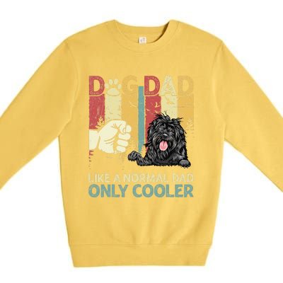 Portuguese Water Dog Dad Like A Normal Dad Only Cooler Premium Crewneck Sweatshirt