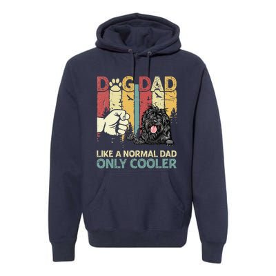 Portuguese Water Dog Dad Like A Normal Dad Only Cooler Premium Hoodie