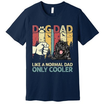 Portuguese Water Dog Dad Like A Normal Dad Only Cooler Premium T-Shirt