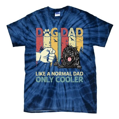 Portuguese Water Dog Dad Like A Normal Dad Only Cooler Tie-Dye T-Shirt