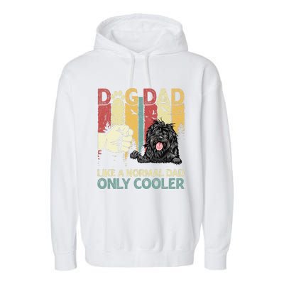 Portuguese Water Dog Dad Like A Normal Dad Only Cooler Garment-Dyed Fleece Hoodie