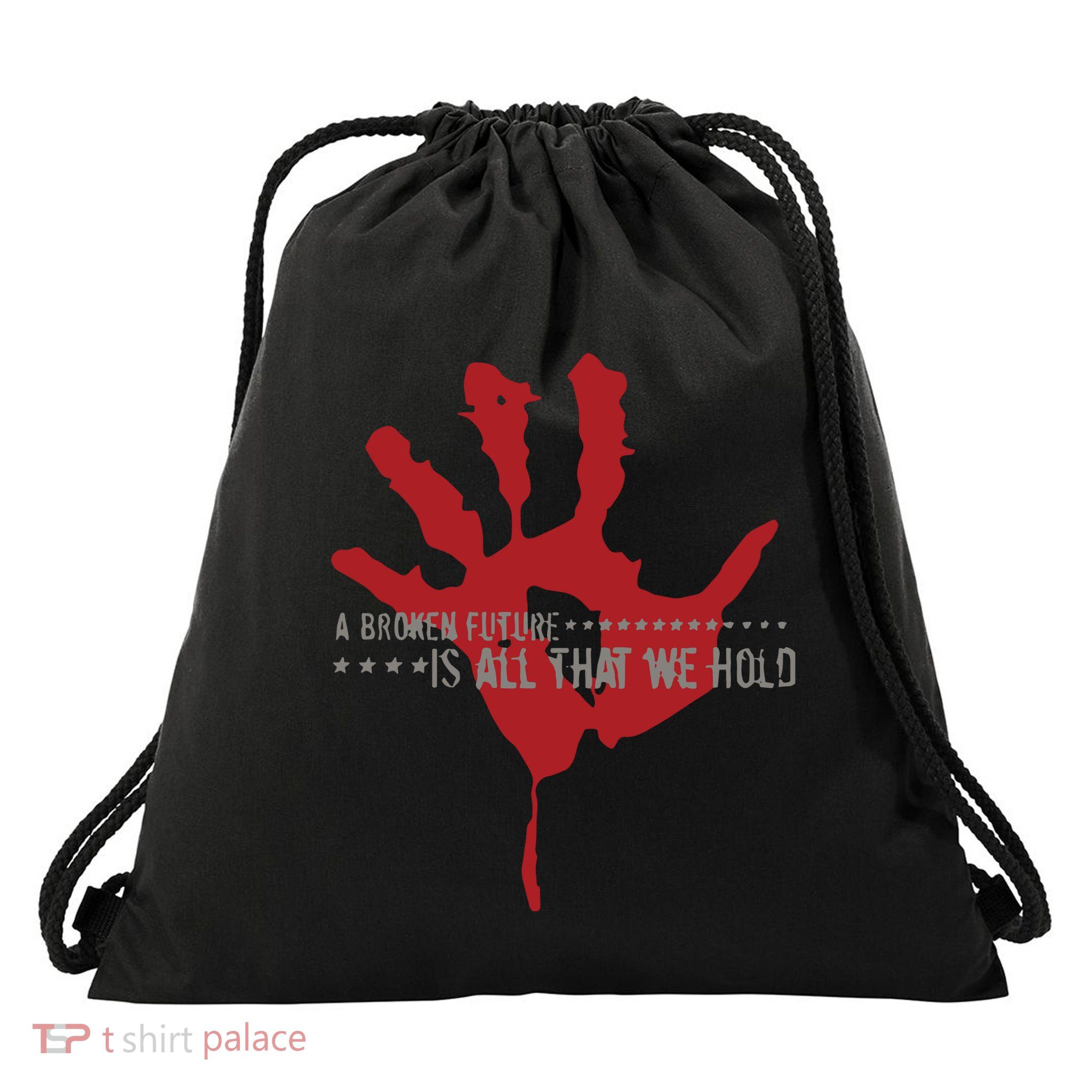 Park Way Drive Blood Stained Memories Drawstring Bag