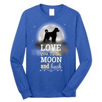 Portuguese Water Dog Love To The Moon Gift Long Sleeve Shirt