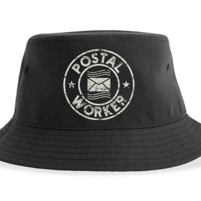 Postal Worker Delivery Service Post Office World Post Day Sustainable Bucket Hat