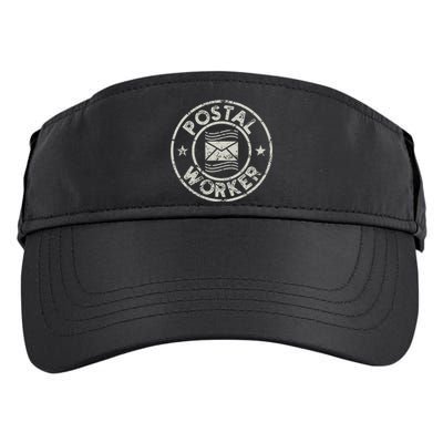 Postal Worker Delivery Service Post Office World Post Day Adult Drive Performance Visor