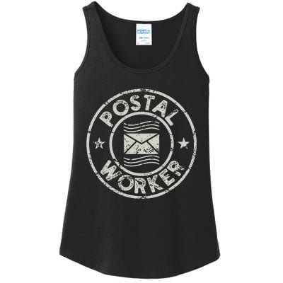 Postal Worker Delivery Service Post Office World Post Day Ladies Essential Tank