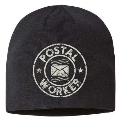 Postal Worker Delivery Service Post Office World Post Day Sustainable Beanie