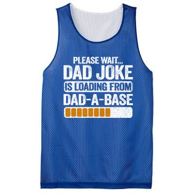 Please Wait Dad Joke Is Loading From Dadabase Best Dad Gift Mesh Reversible Basketball Jersey Tank