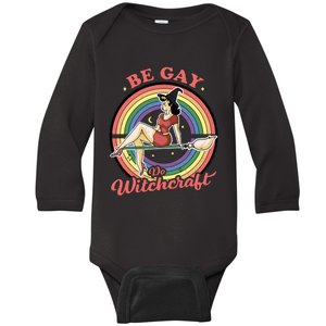 Prideful Witchcraft Embrace Your Authenticity Baby Long Sleeve Bodysuit