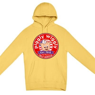 Piggly Wiggly Est 1916 Self Service Retro Premium Pullover Hoodie