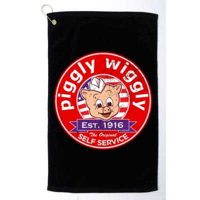 Piggly Wiggly Est 1916 Self Service Retro Platinum Collection Golf Towel